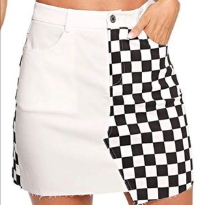 Checkered Skirt